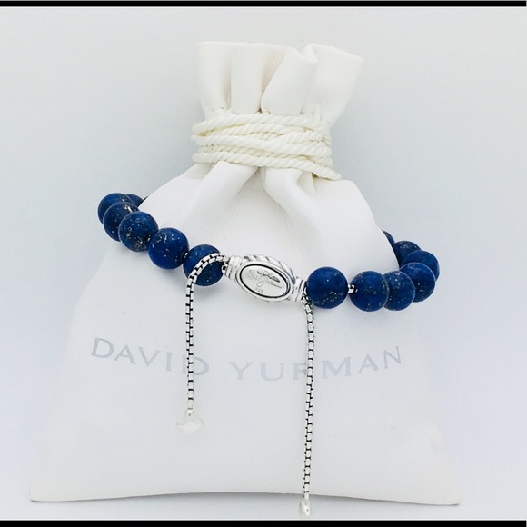 David Yurman Spiritual Bead Lapis Lazuli Bracelet - Picture 2 of 4